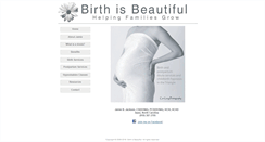 Desktop Screenshot of birthisbeautiful.com