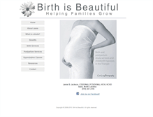 Tablet Screenshot of birthisbeautiful.com